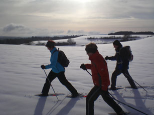 Bilder zur KUWa-Schneeschuhtour am 06.02.2010