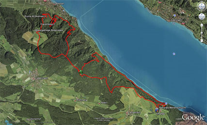Google Earth Bild der Tour