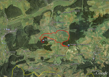 Google Earth Bild der Tour